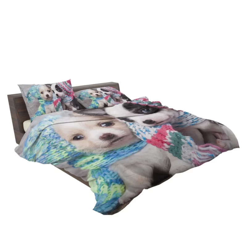 Winter Scarves & Puppy Delight Bedding Set 2