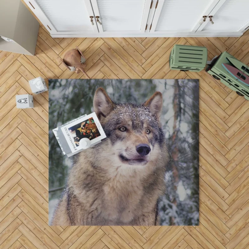 Winter Wolf Enchanted Stroll Rug