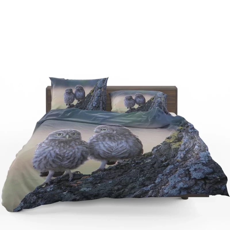 Wise Owls on Tree Branch Bedding Set