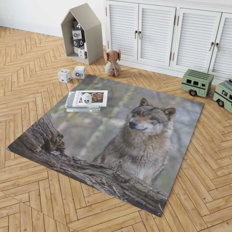 Wolf Depth of Field Rug 1