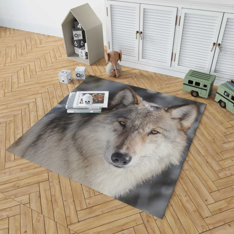 Wolf Fierce Wilderness Stance Rug 1