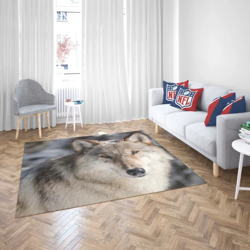 Wolf Fierce Wilderness Stance Rug 2