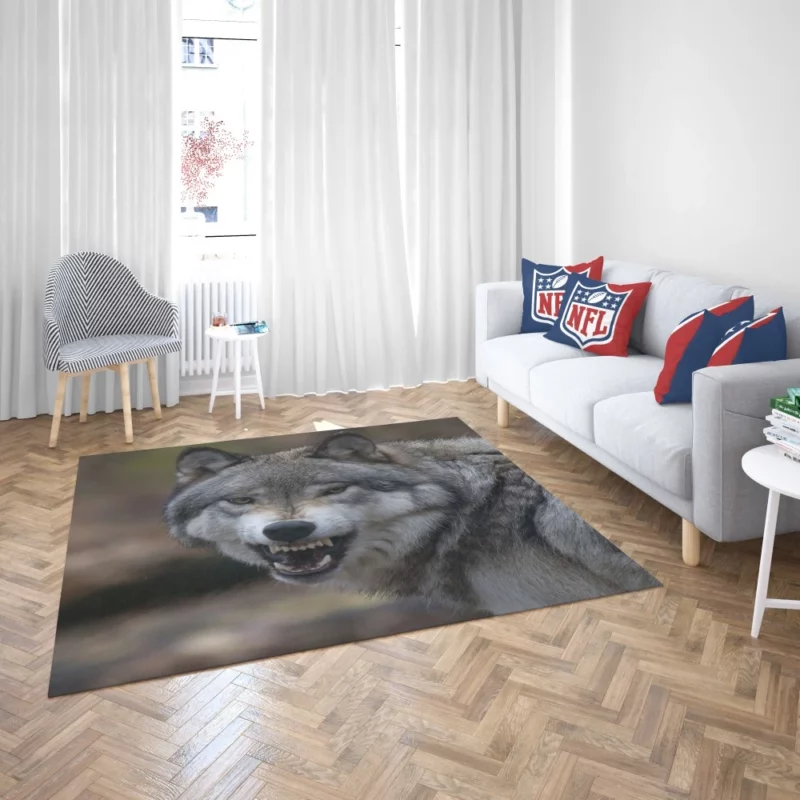 Wolf Gaze Untamed Majesty Rug 2