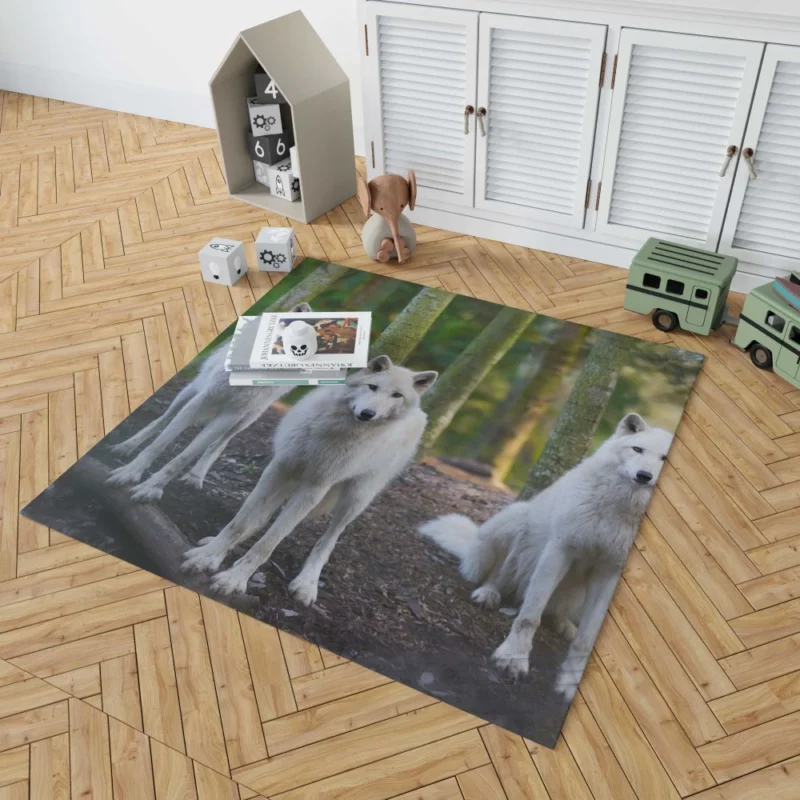 Wolf Gaze Wilderness Majesty Rug 1