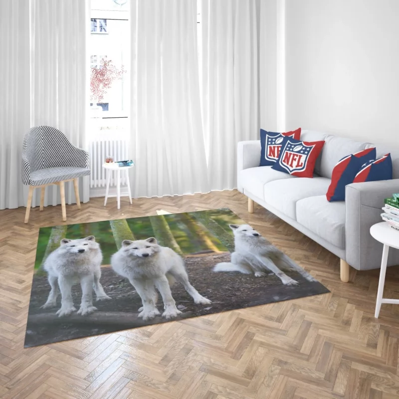 Wolf Gaze Wilderness Majesty Rug 2