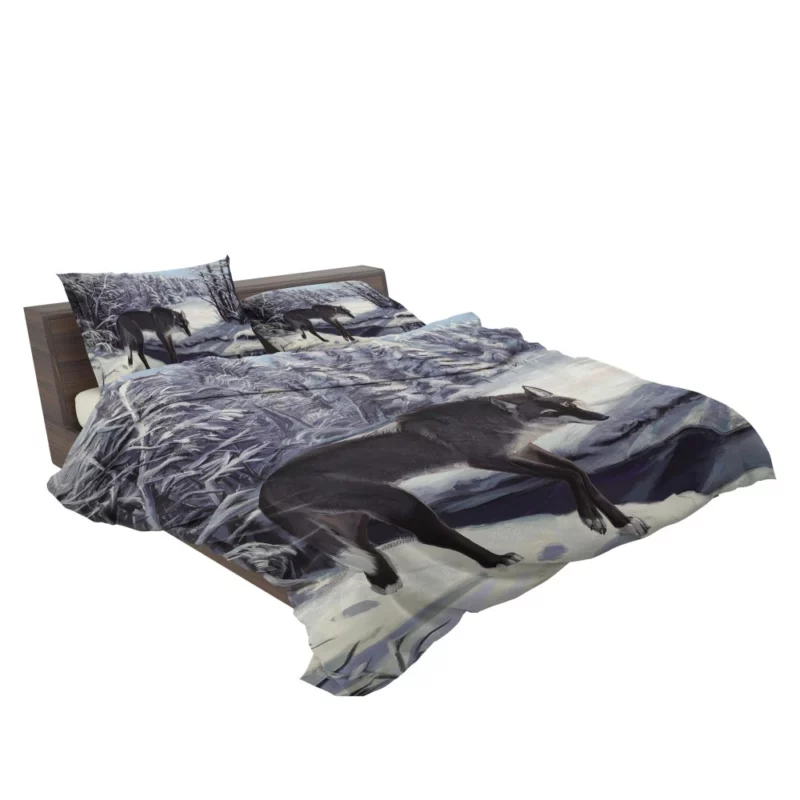 Wolf Howl Echoes of the Wild Bedding Set 2