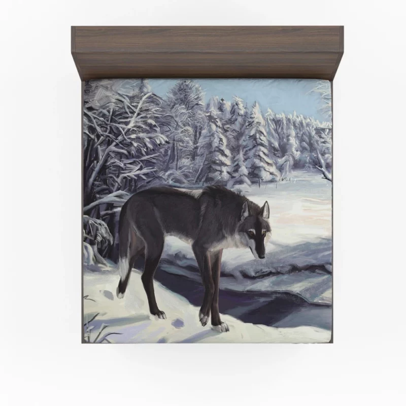 Wolf Howl Echoes of the Wild Fitted Sheet 1