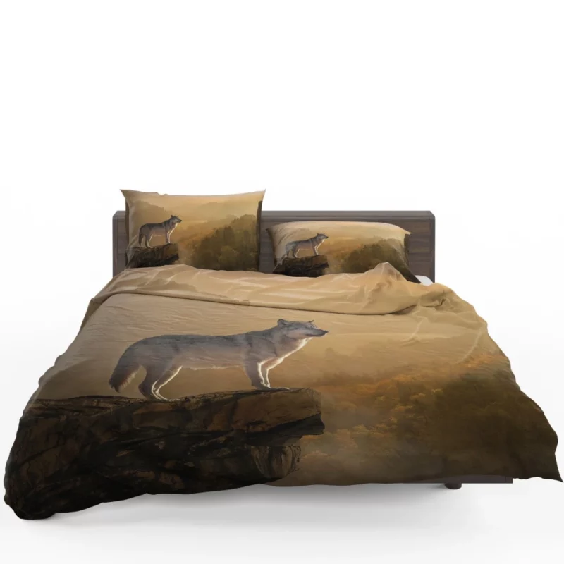 Wolf Majestic Overlook Enchanted Presence Bedding Set