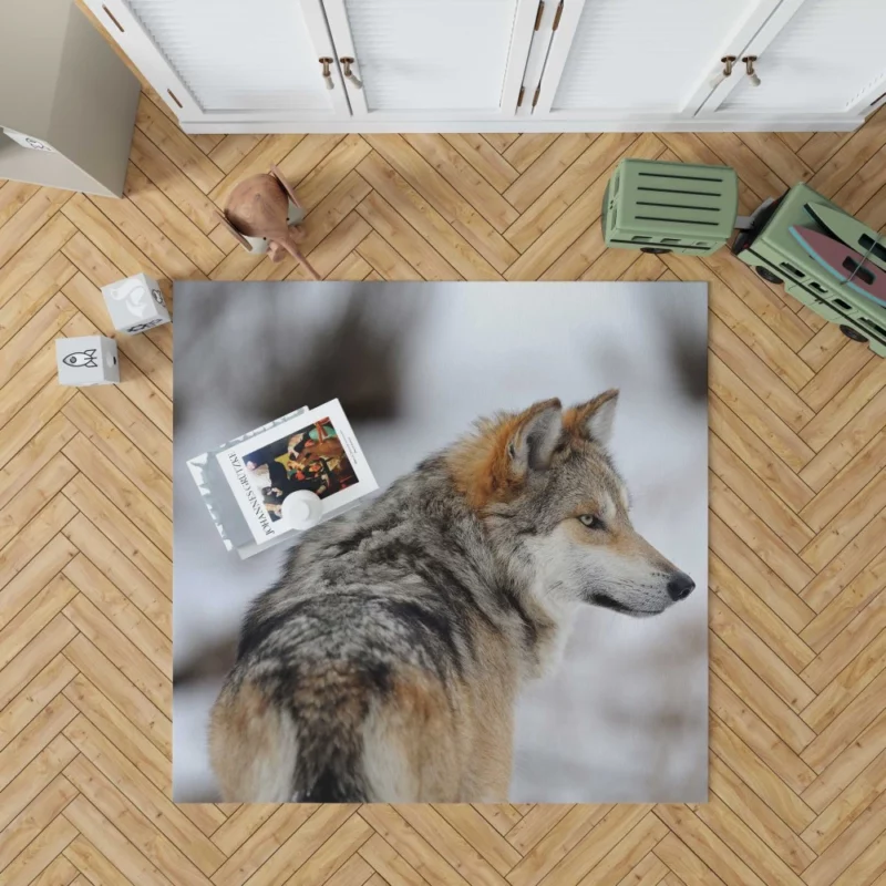 Wolf Mysterious Aura Rug