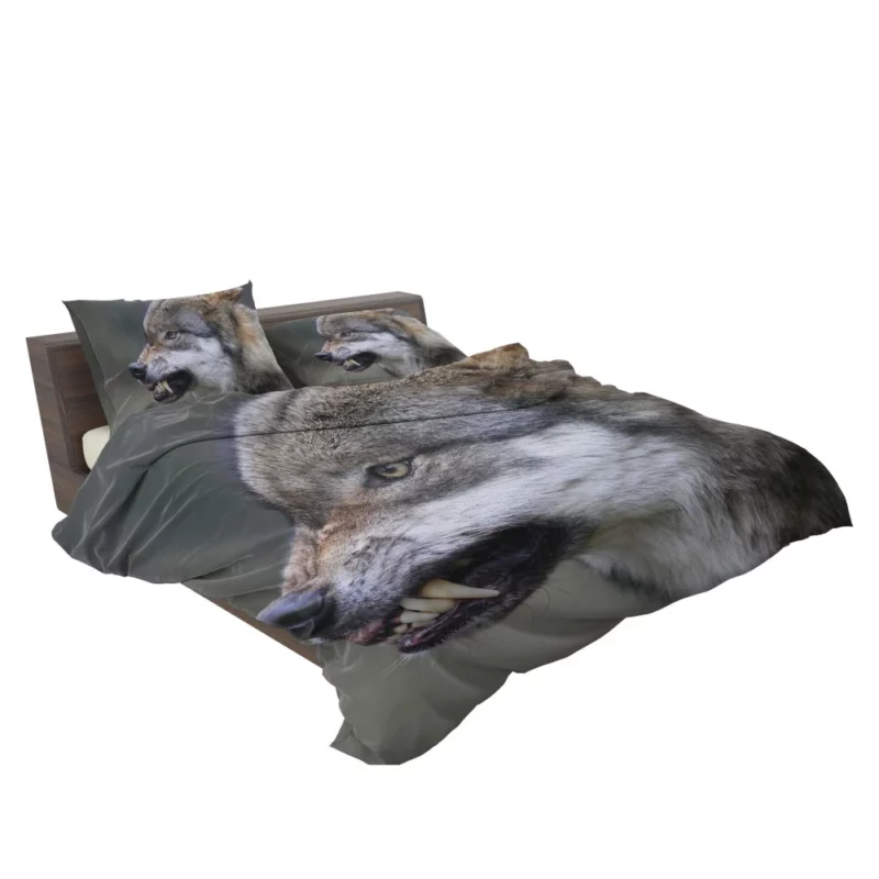 Wolf Snarl Untamed Majesty Bedding Set 2