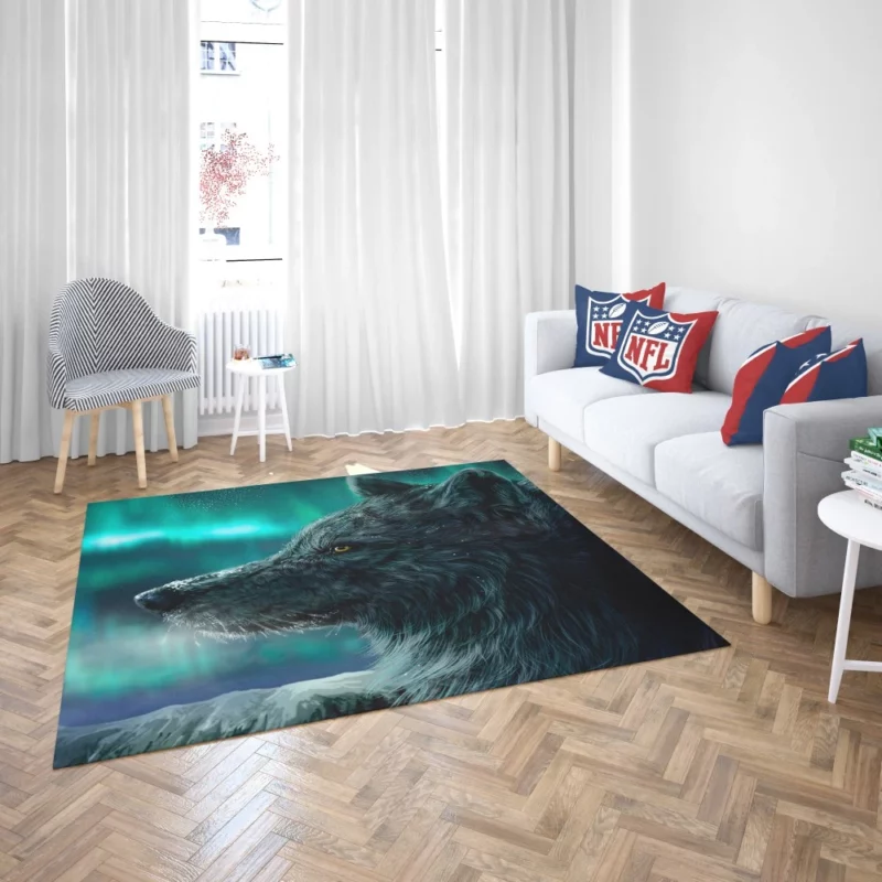 Wolf Wild Spirit Rug 2