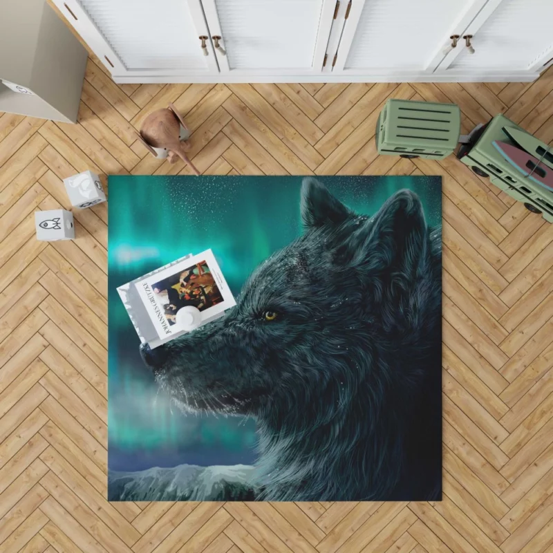 Wolf Wild Spirit Rug