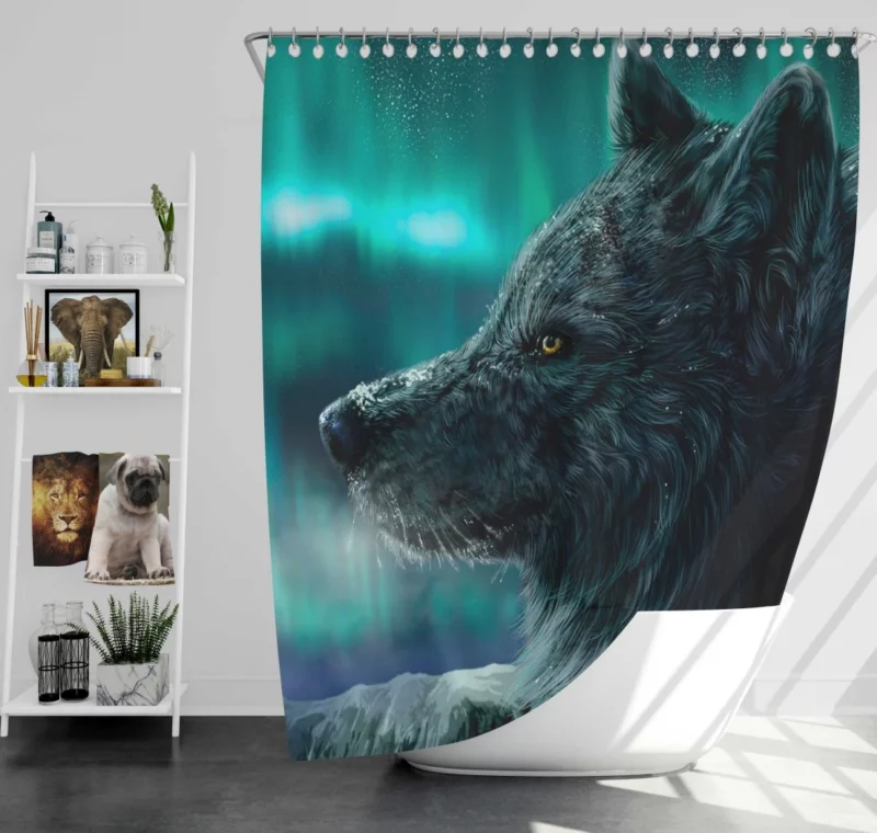 Wolf Wild Spirit Shower Curtain