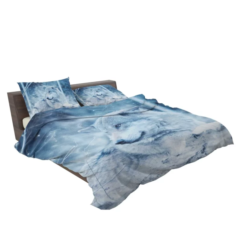 Wolf Wilderness Snowy Serenity Bedding Set 2