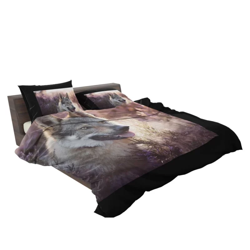 Wolfdog Enigmatic Wild Spirit Bedding Set 2