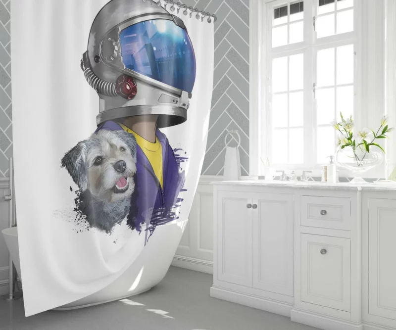 "Wonder" Movie Auggie Inspiring Journey Shower Curtain 1