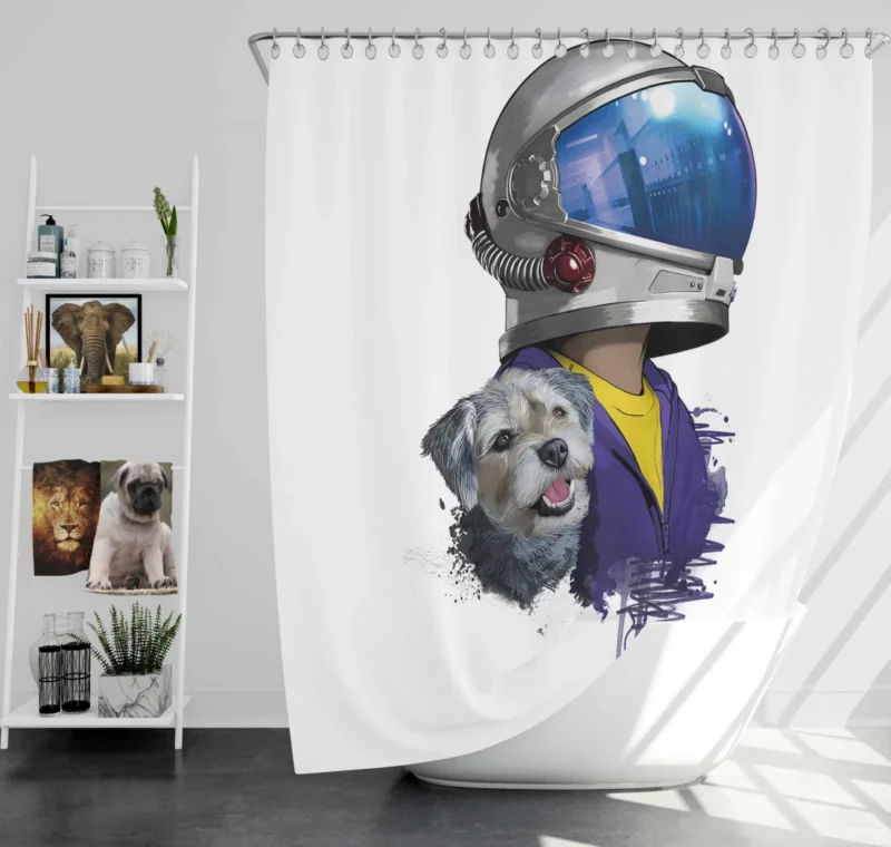 "Wonder" Movie Auggie Inspiring Journey Shower Curtain