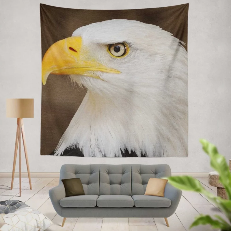 Bald Eagle Canvas Print Majestic Art Wall Hanging Tapestry