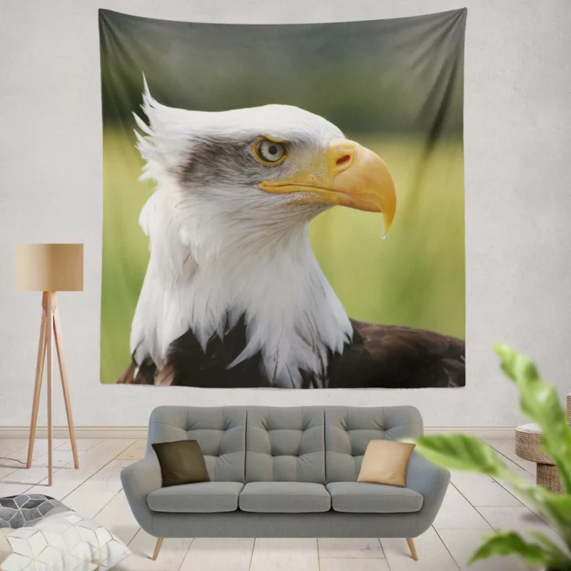 Bald Eagle Mighty Presence Soaring Majesty Wall Hanging Tapestry