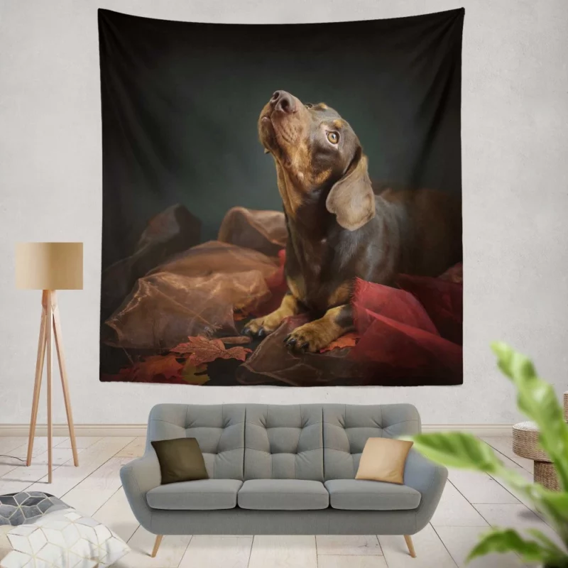 Beautiful Dog Furry Warmth Wall Hanging Tapestry