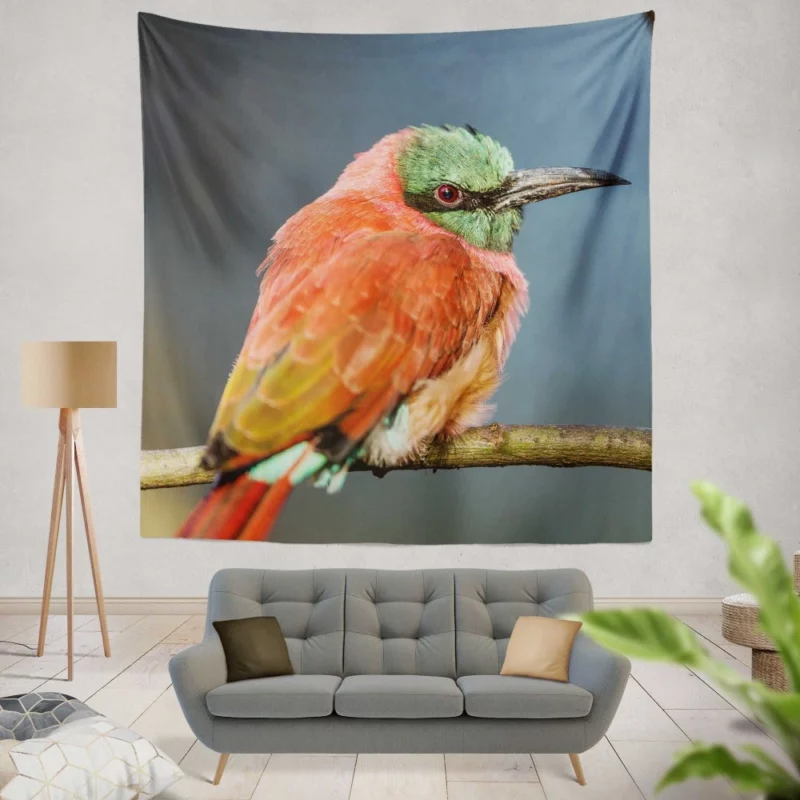 Bee-eater Aerial Feast Avian Acrobat Wall Hanging Tapestry