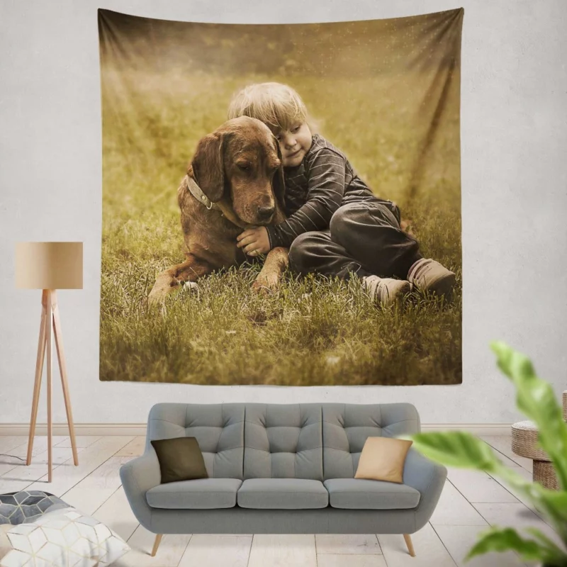 Best Friends Forever Childhood Bliss Wall Hanging Tapestry