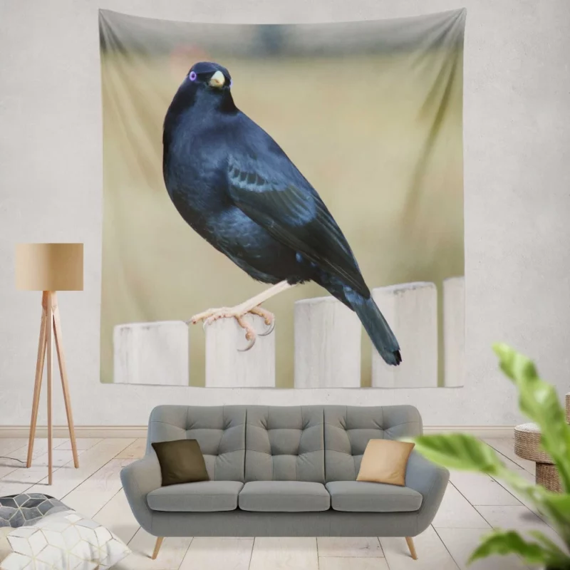 Bowerbird Artful Nest Avian Architect Wall Hanging Tapestry