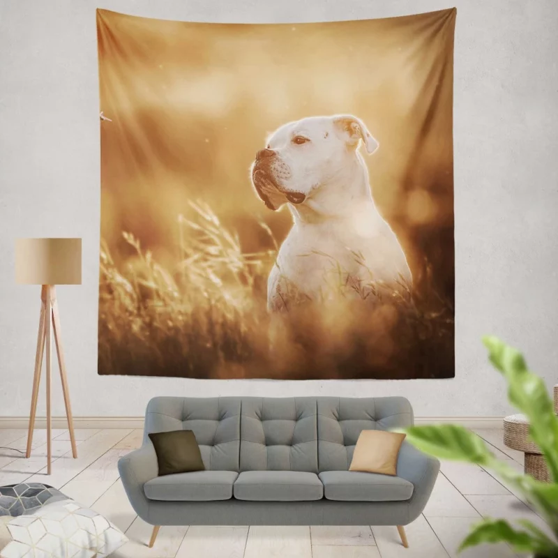 Boxer Playful Muzzle Canine Joy Wall Hanging Tapestry