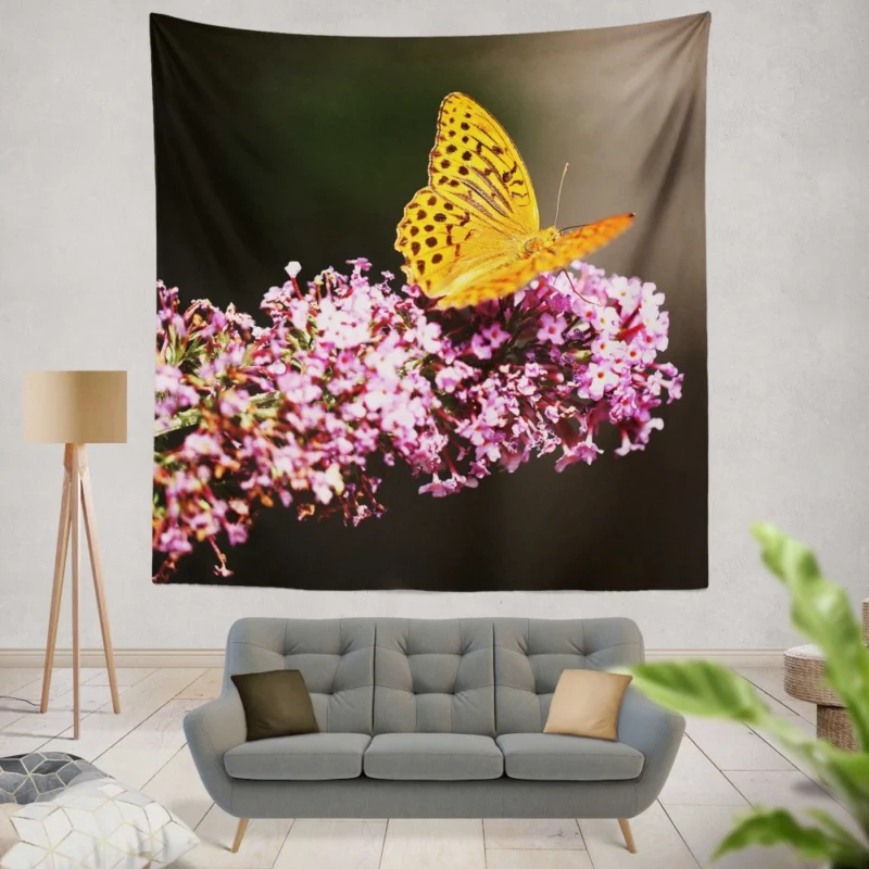 Butterfly Dance Ethereal Elegance Wall Hanging Tapestry