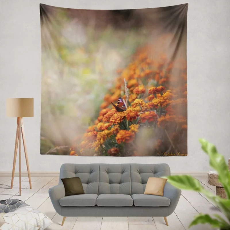 Butterfly Elegance Nature Marvel Wall Hanging Tapestry