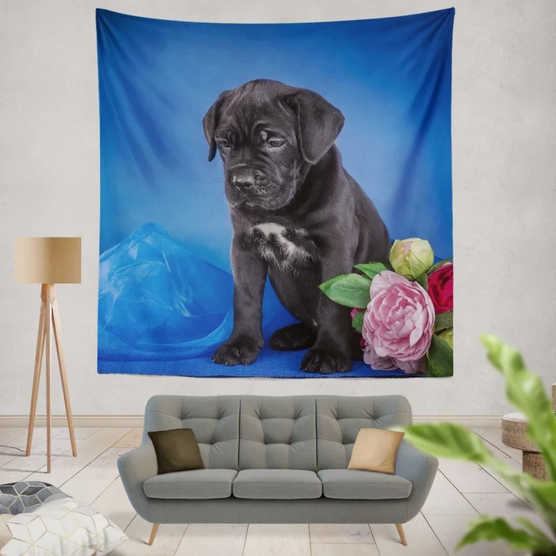 Cane Corso Puppy Baby Elegance Wall Hanging Tapestry