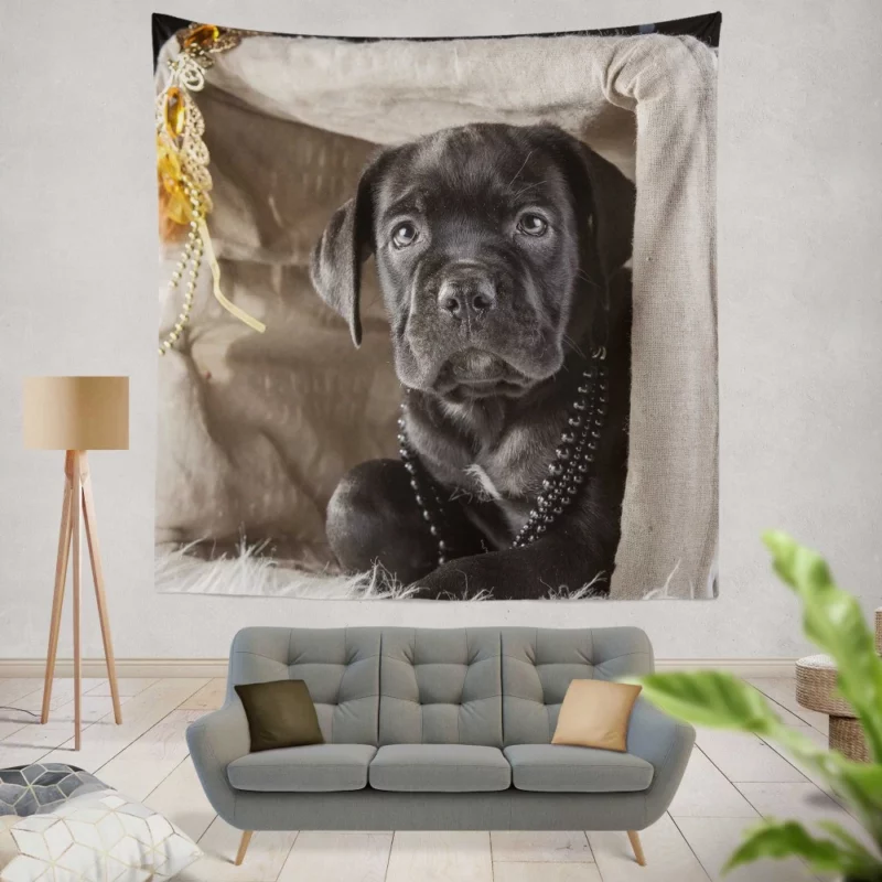 Cane Corso Puppy Innocence Canine Charm Wall Hanging Tapestry