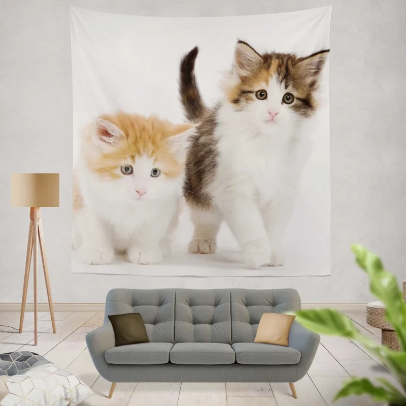 Cat Graceful Presence Feline Beauty Unveiled Wall Hanging Tapestry