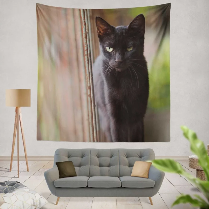 Cat Graceful Wall Hanging Tapestry