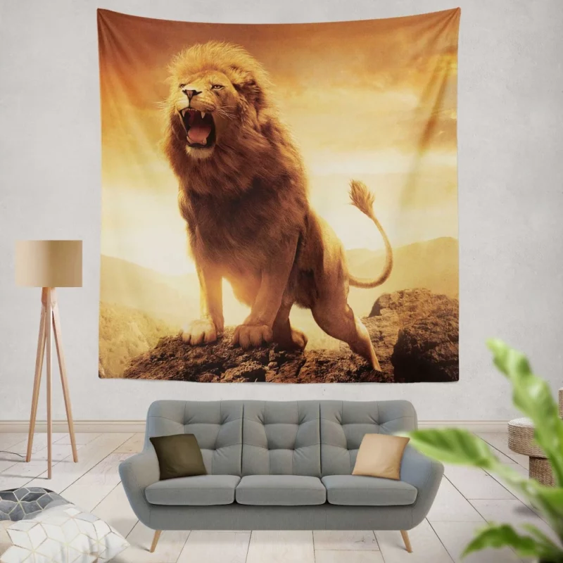 Chronicles of Narnia Aslan Majesty Wall Hanging Tapestry