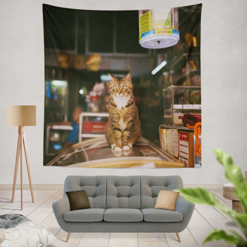 Cute Cat Beauty Wall Hanging Tapestry