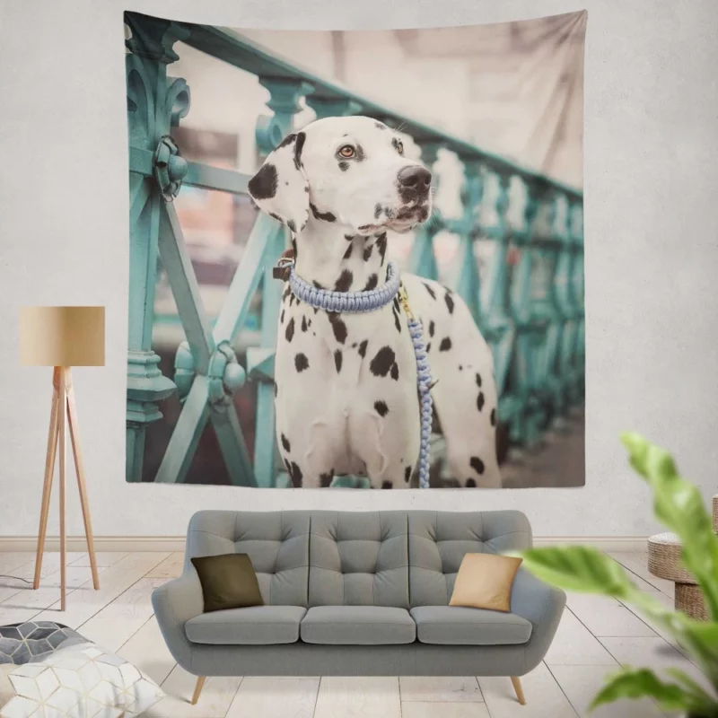 Dalmatian Depth of Field Innocence Wall Hanging Tapestry