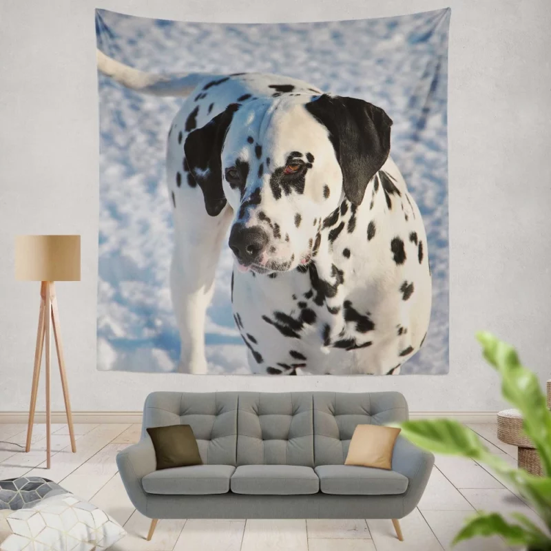 Dalmatian Distinctive Muzzle Canine Charm Wall Hanging Tapestry