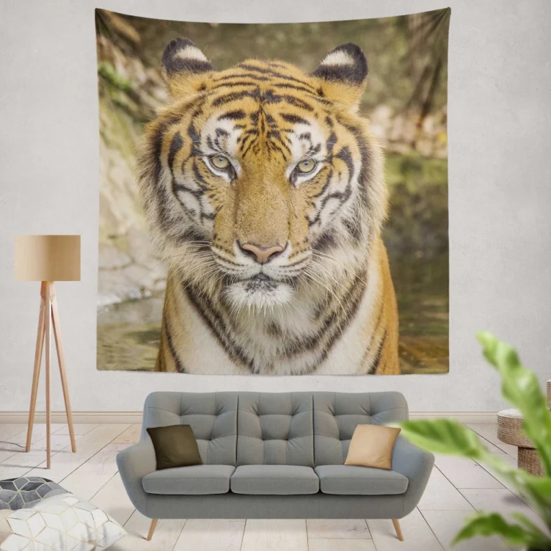 Dangerous Tiger Dominance Wall Hanging Tapestry