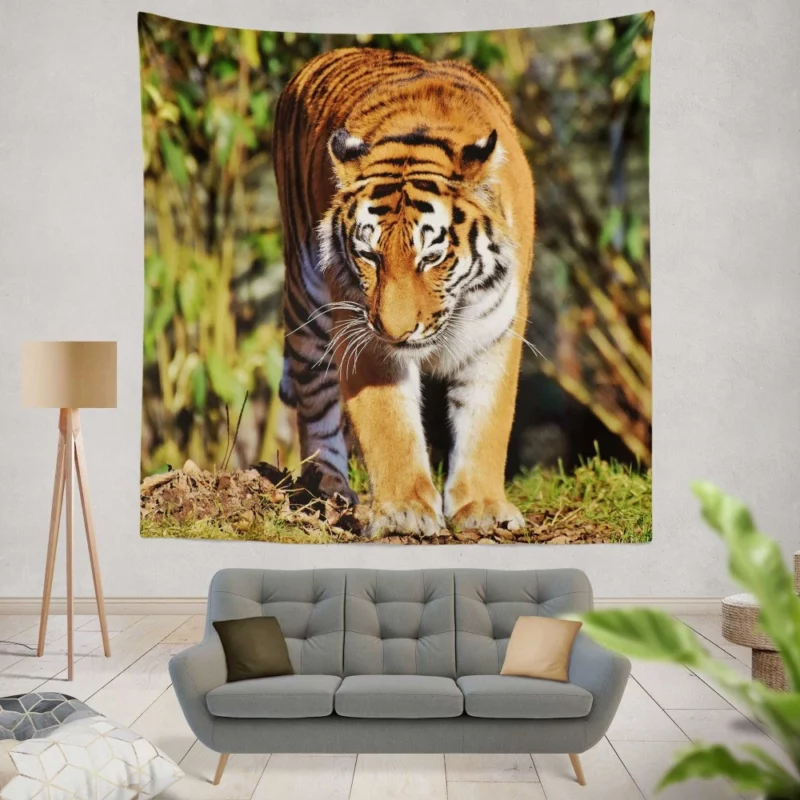 Dangerous Tiger Wall Hanging Tapestry