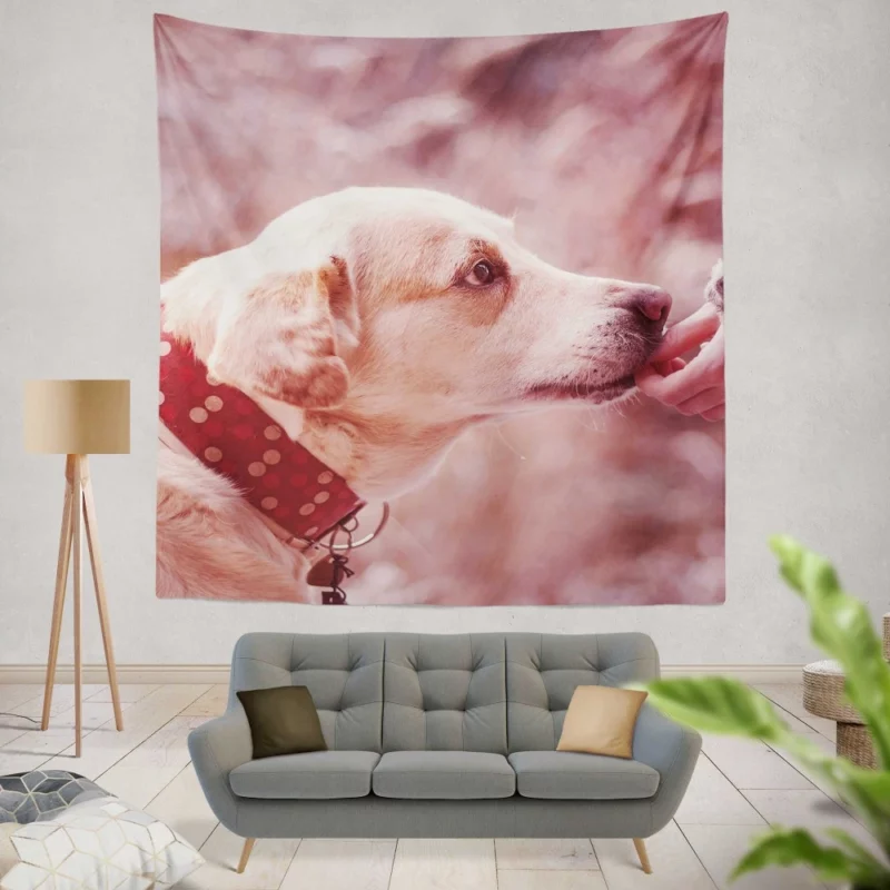 Dog Muzzle Love & Loyalty Wall Hanging Tapestry