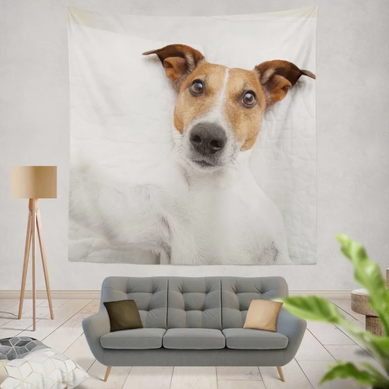 Dogs Capture Selfies Canine Humor Wall Hanging Tapestry