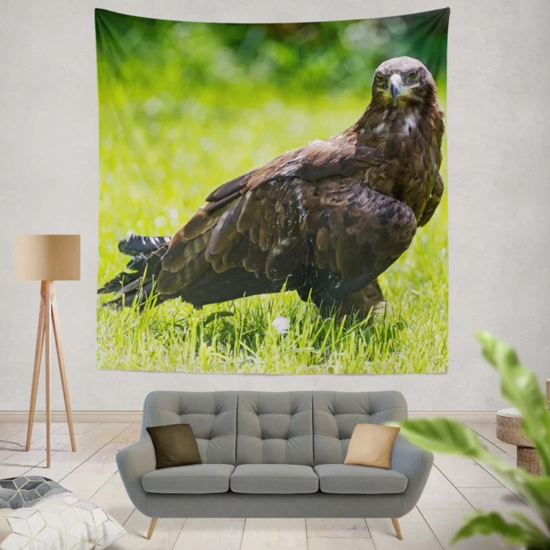 Eagle Soaring Majesty Wilderness Stance Wall Hanging Tapestry