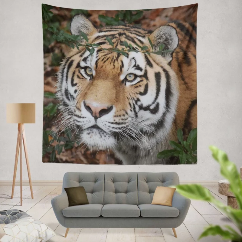 Enigmatic Aura Tiger Wall Hanging Tapestry