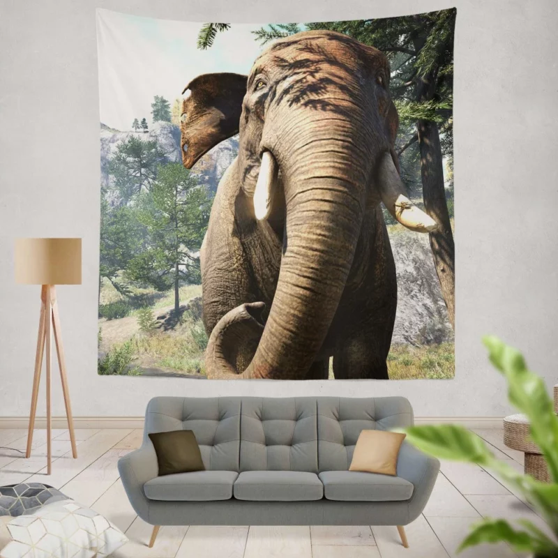 Far Cry 4 Elephant Expedition Wall Hanging Tapestry