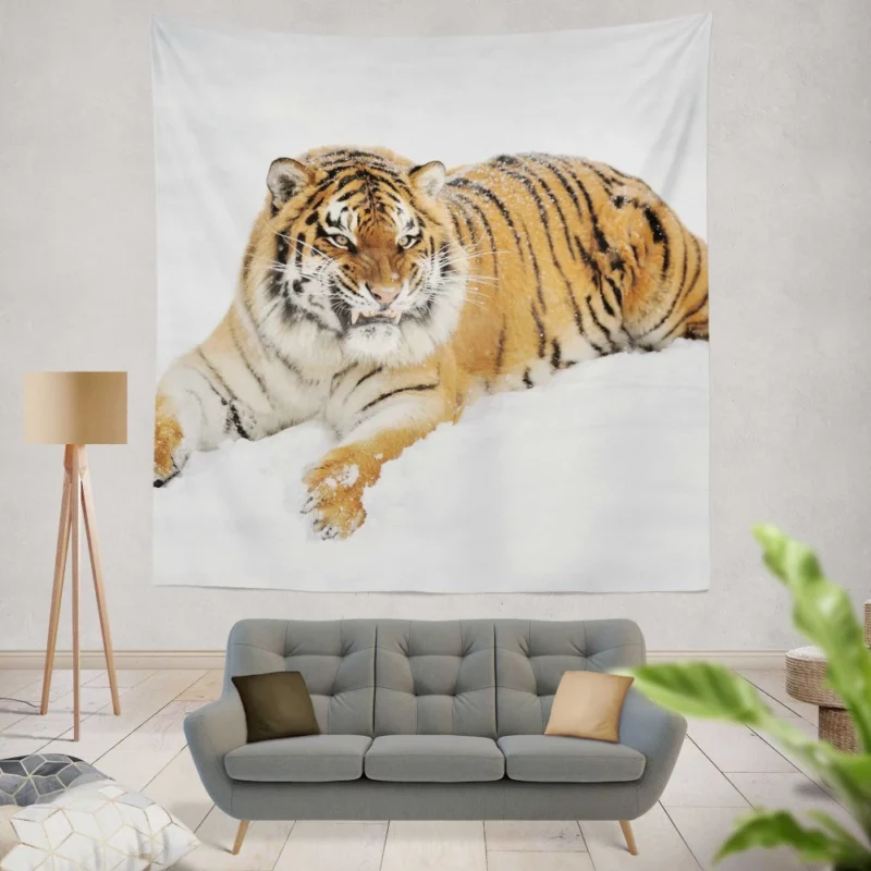 Fierce Grace Tiger Majesty Wall Hanging Tapestry