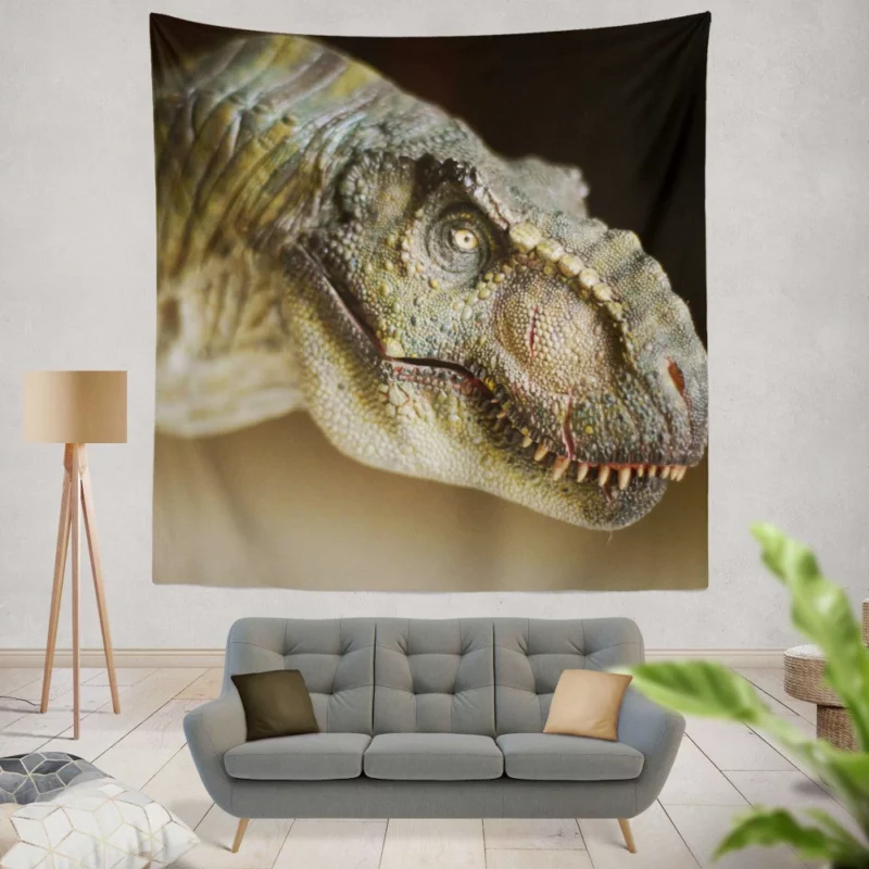 Fierce T-Rex Prehistoric Majesty Wall Hanging Tapestry