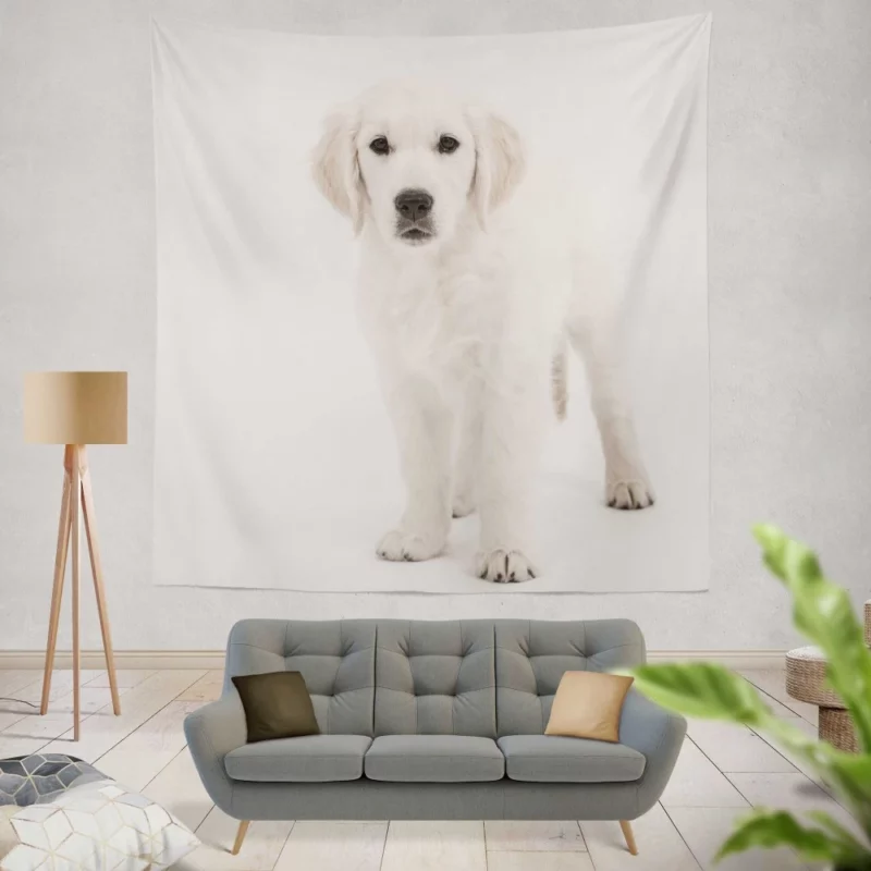 Golden Retriever Wholesome Joy Wall Hanging Tapestry