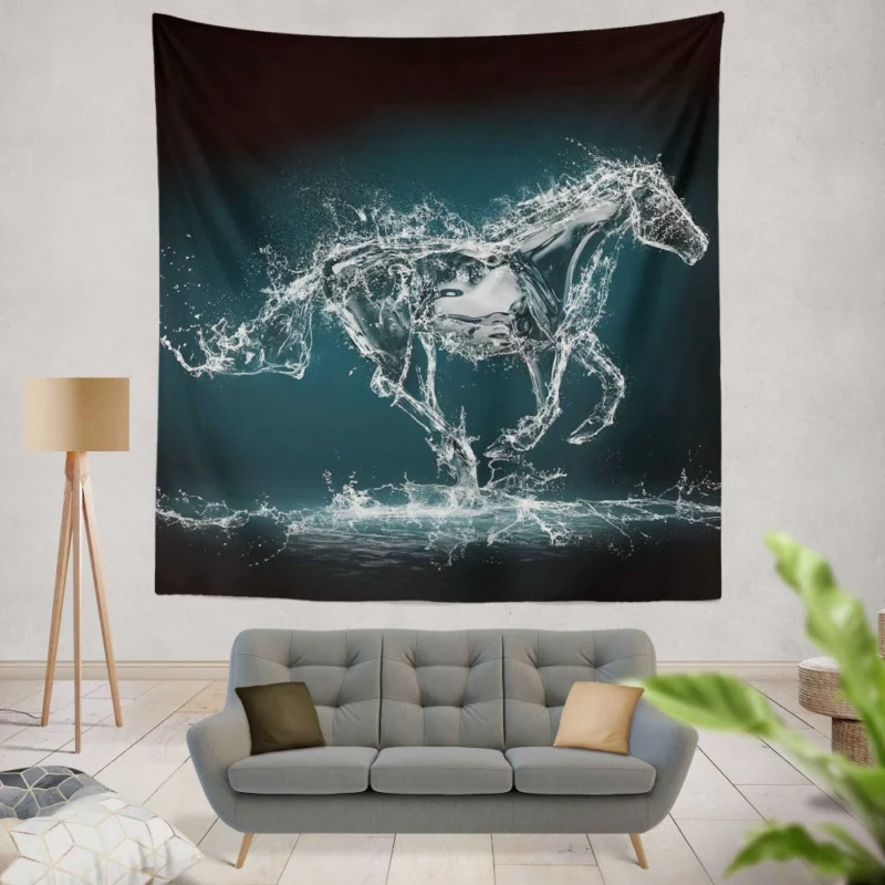 Graceful Horse Majestic Presence Wall Hanging Tapestry