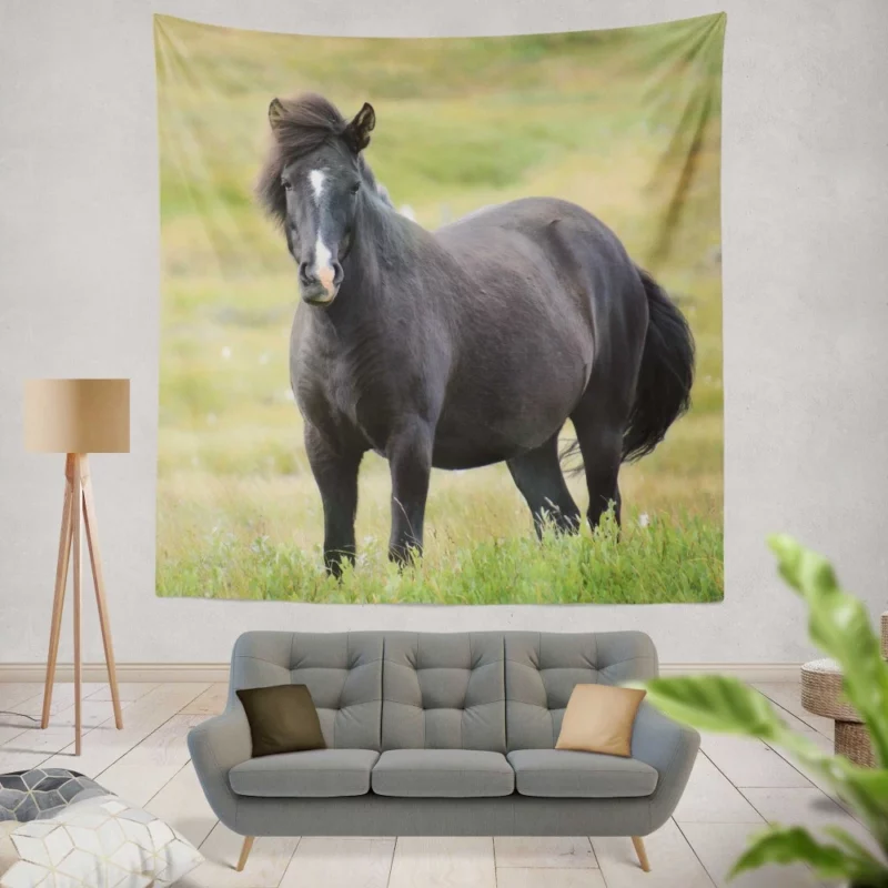 Horse Graceful Form Wall Hanging Tapestry